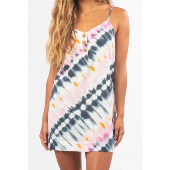 Rip Curl Cotton Surf Dress Sundress Size Medium Beach Resort Cover-up NWT - Picture 1 of 12